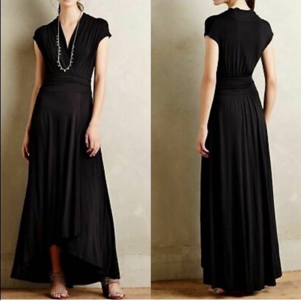 Anthropologie Maeve Black Desert Star Maxi Dress